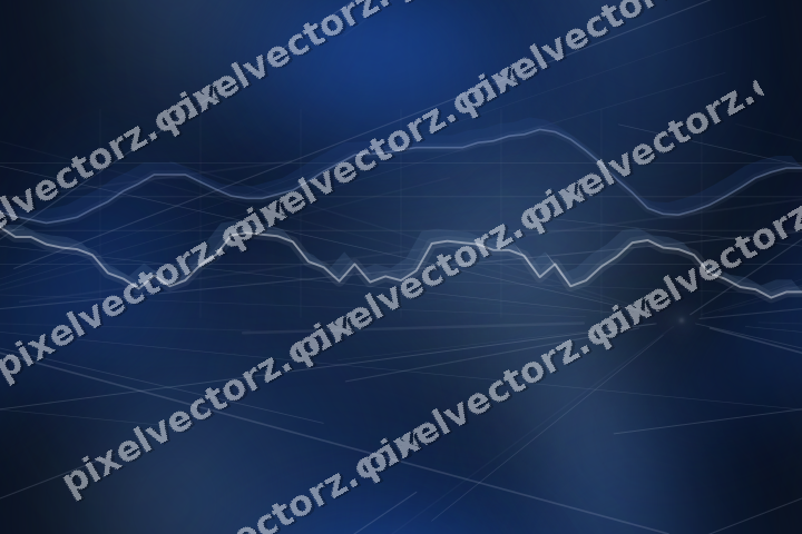 Nahtloser Neon Diagramm Hintergrund in Blau