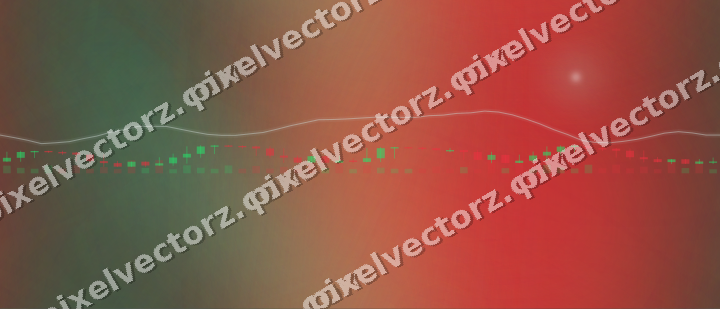 Nahtloser Neon Diagramm Hintergrund in Grün und Rot