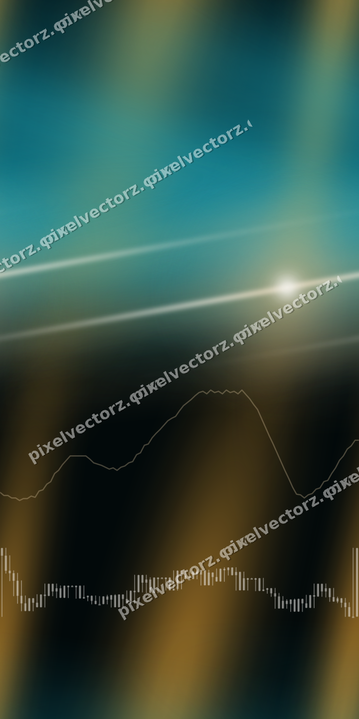 Nahtloser Neon Diagramm Hintergrund in Bernstein und Petrol