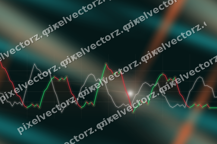 Nahtloser Neon Diagramm Hintergrund in Orange und Petrol