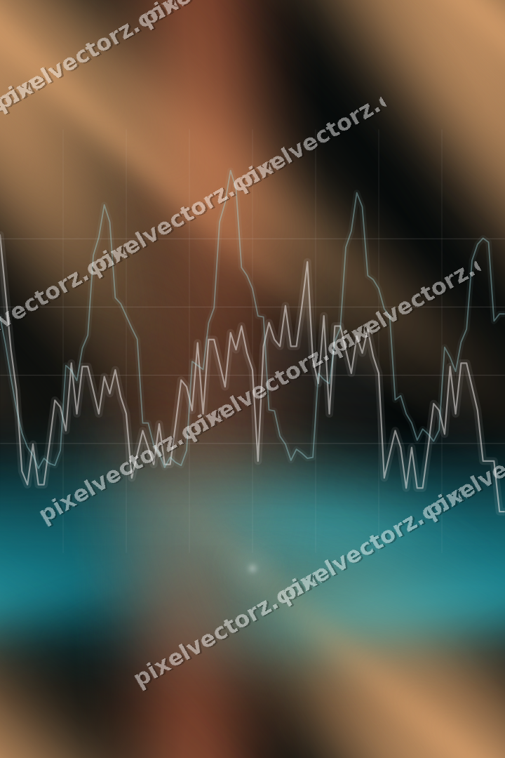 Nahtloser Neon Diagramm Hintergrund in Petrol und Orange