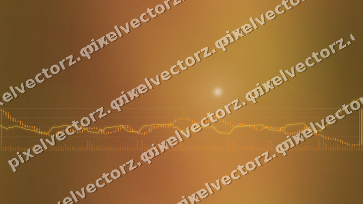 Nahtloser Neon Diagramm Hintergrund in Orange und Bernstein