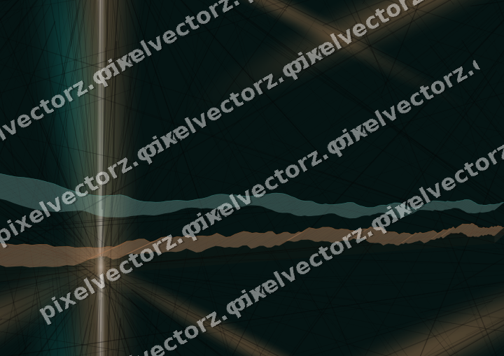 Nahtloser Neon Diagramm Hintergrund in Orange und Petrol