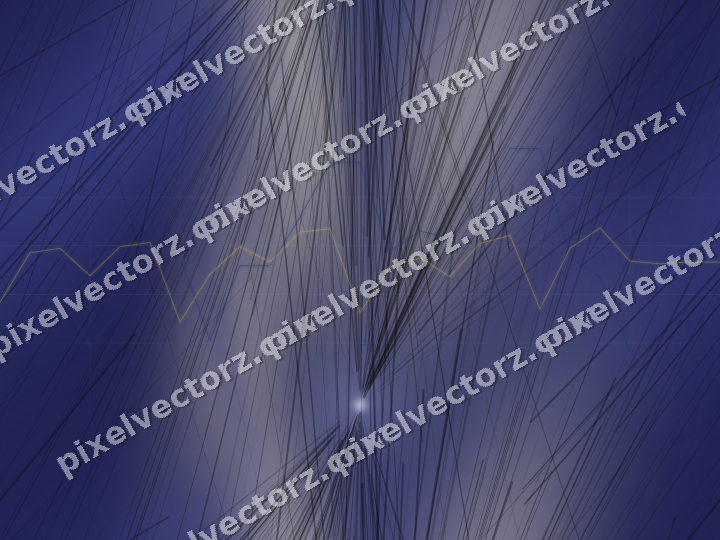 Nahtloser Neon Diagramm Hintergrund in Dunkelblau und Bernstein