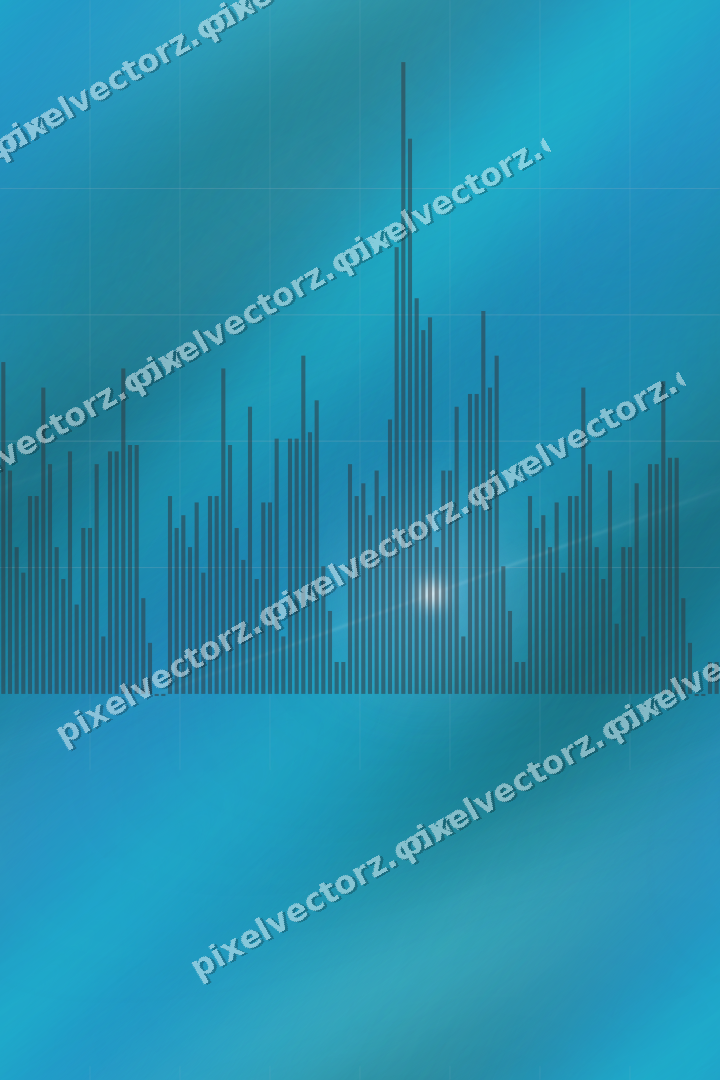 Nahtloser Neon Diagramm Hintergrund in Blau und Petrol