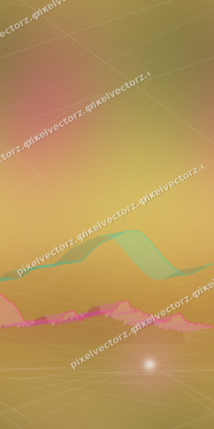 Nahtloser Neon Diagramm Hintergrund in Rosa und Orange