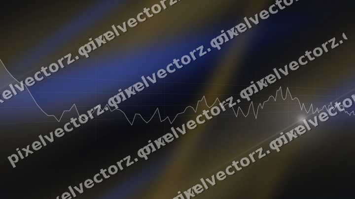 Nahtloser Neon Diagramm Hintergrund in Bernstein und Blau