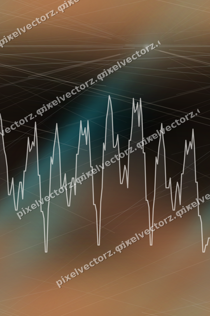 Nahtloser Neon Diagramm Hintergrund in Petrol und Orange