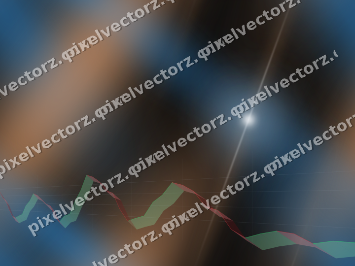 Nahtloser Neon Diagramm Hintergrund in Blau und Orange