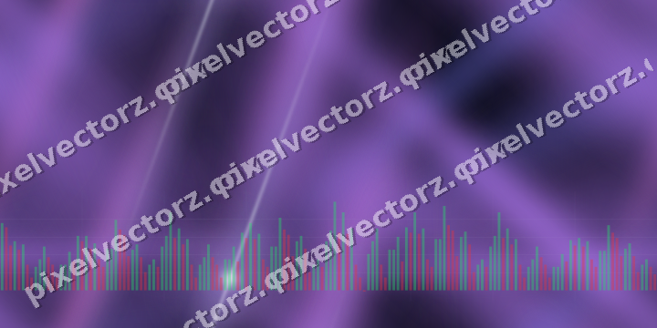 Nahtloser Neon Diagramm Hintergrund in Violett und Blau