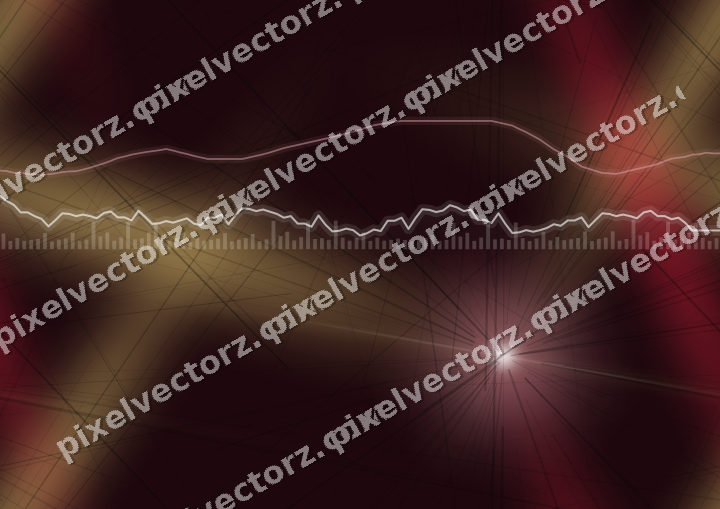 Nahtloser Neon Diagramm Hintergrund in Rosa und Rot