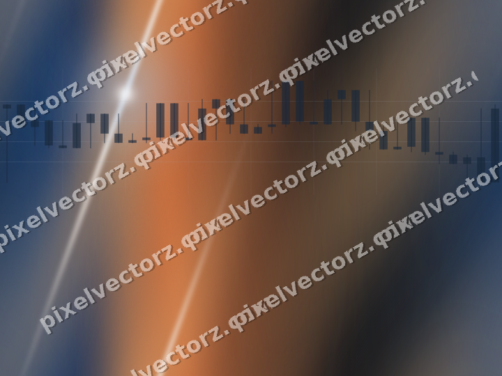 Nahtloser Neon Diagramm Hintergrund in Blau und Orange
