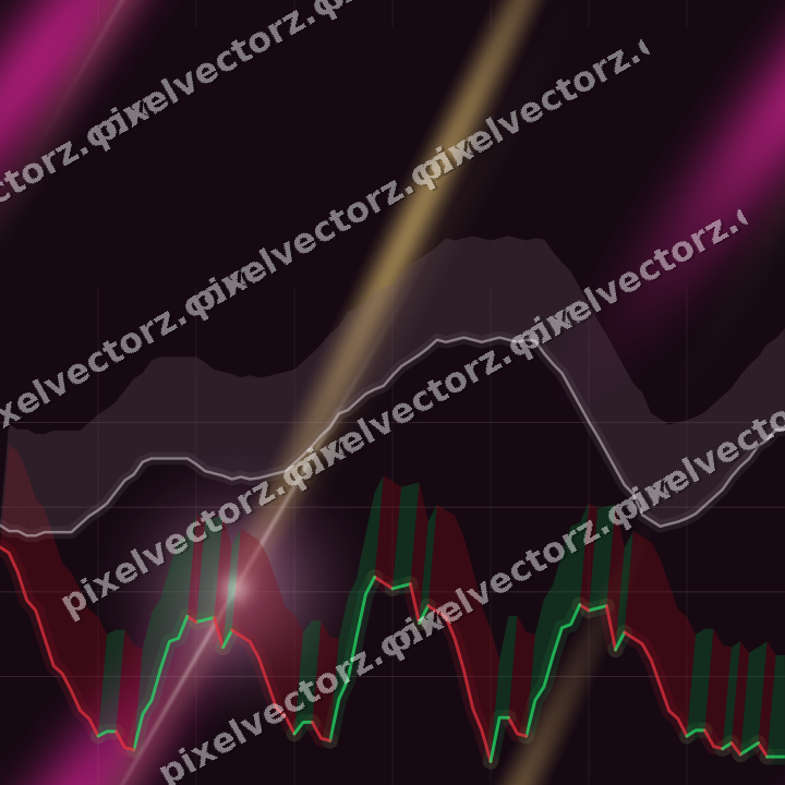 Nahtloser Neon Diagramm Hintergrund in Magenta und Rosa
