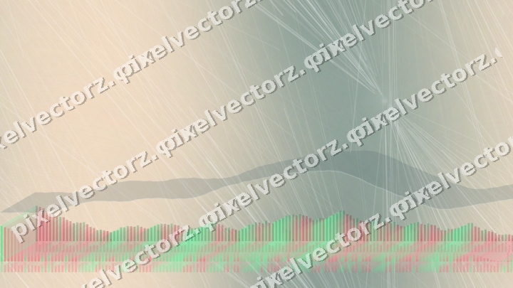 Nahtloser Pastell Diagramm Hintergrund in Dunkelpetrol und Orange
