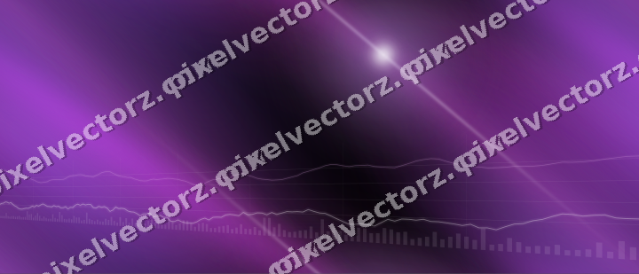 Nahtloser Neon Diagramm Hintergrund in Violett und Blau