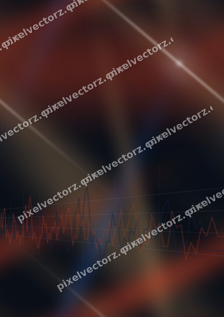 Nahtloser Neon Diagramm Hintergrund in Blau und Rot