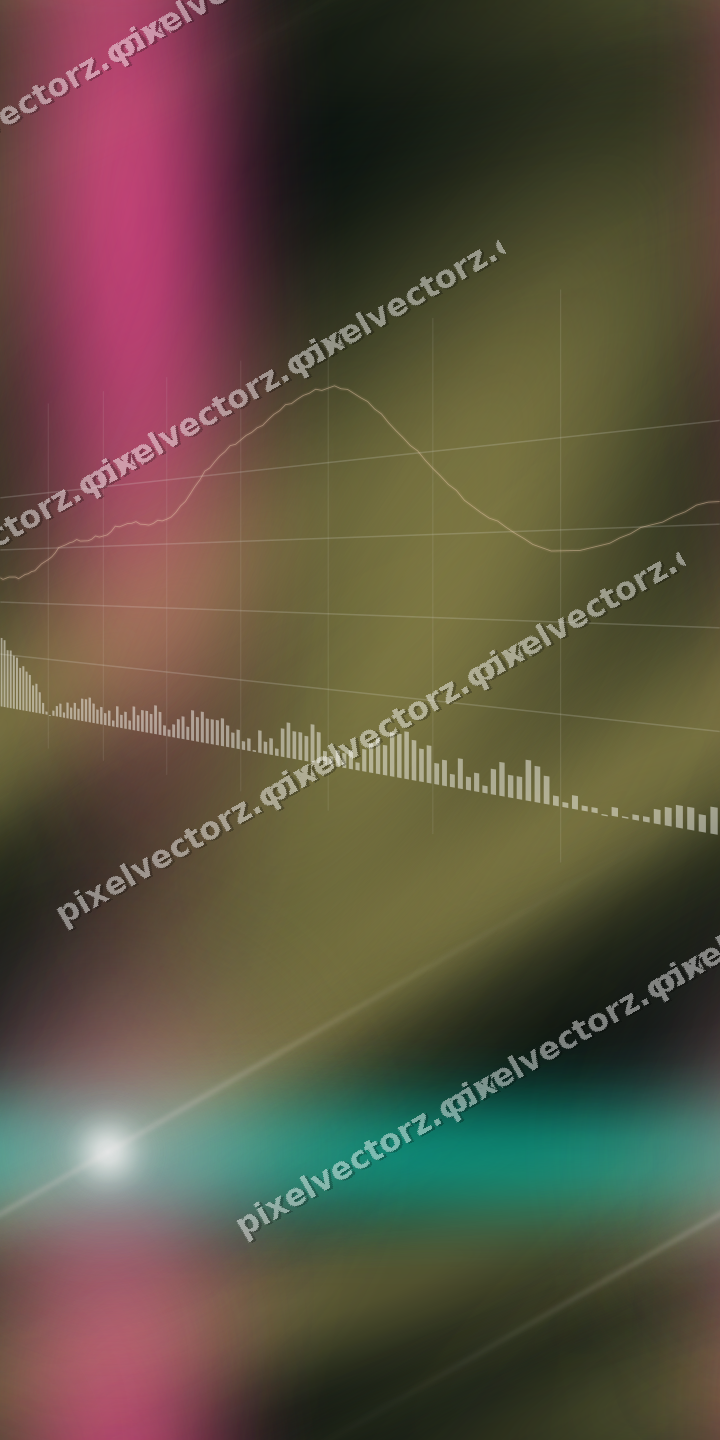Nahtloser Neon Diagramm Hintergrund in Rosa und Orange