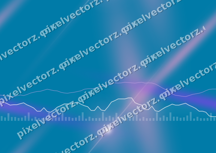 Nahtloser Neon Diagramm Hintergrund in Magenta und Violett