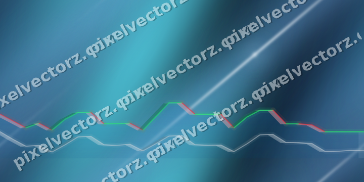 Nahtloser Neon Diagramm Hintergrund in Türkis und Blau