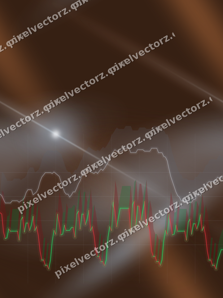 Nahtloser Neon Diagramm Hintergrund in Blau und Orange