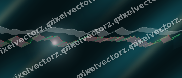 Nahtloser Neon Diagramm Hintergrund in Petrol und Orange