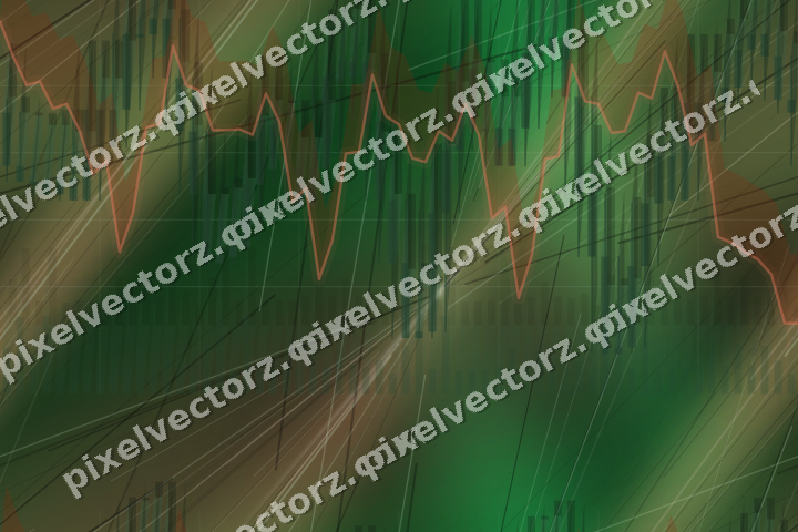Nahtloser Neon Diagramm Hintergrund in Grün und Rot
