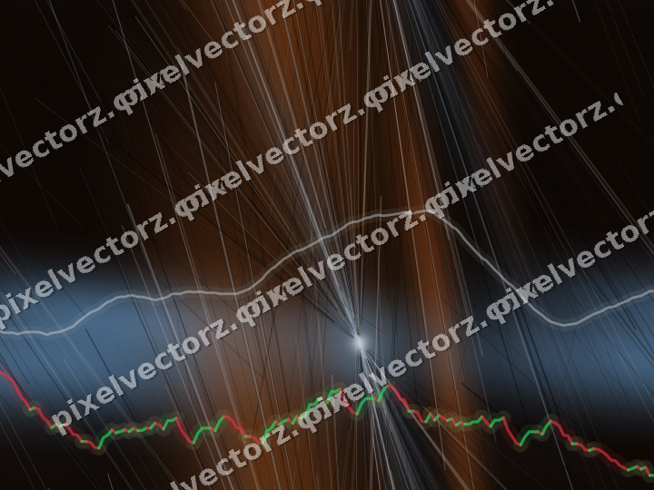 Nahtloser Neon Diagramm Hintergrund in Blau und Orange