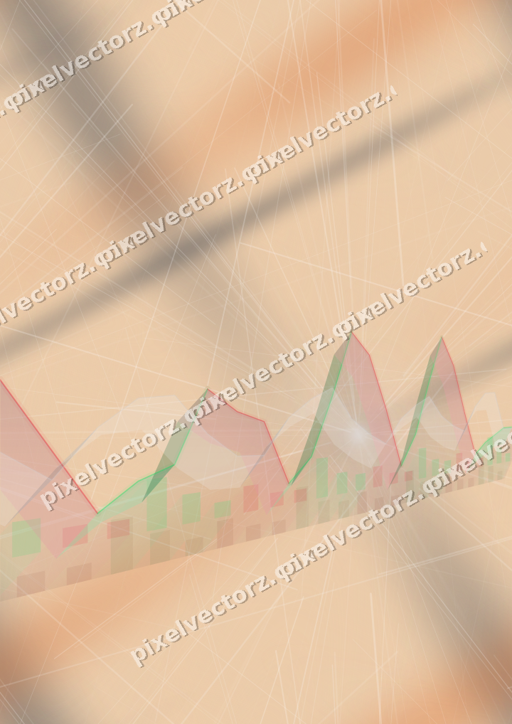 Nahtloser Pastell Diagramm Hintergrund in Dunkelblau und Orange