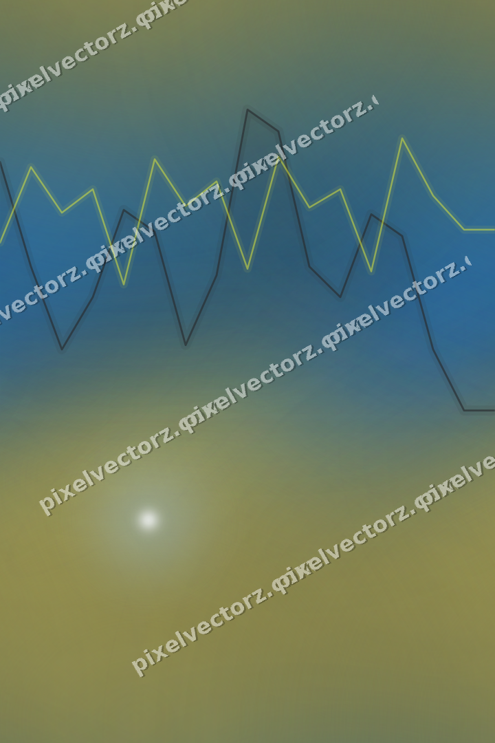 Nahtloser Neon Diagramm Hintergrund in Blau und Gelb