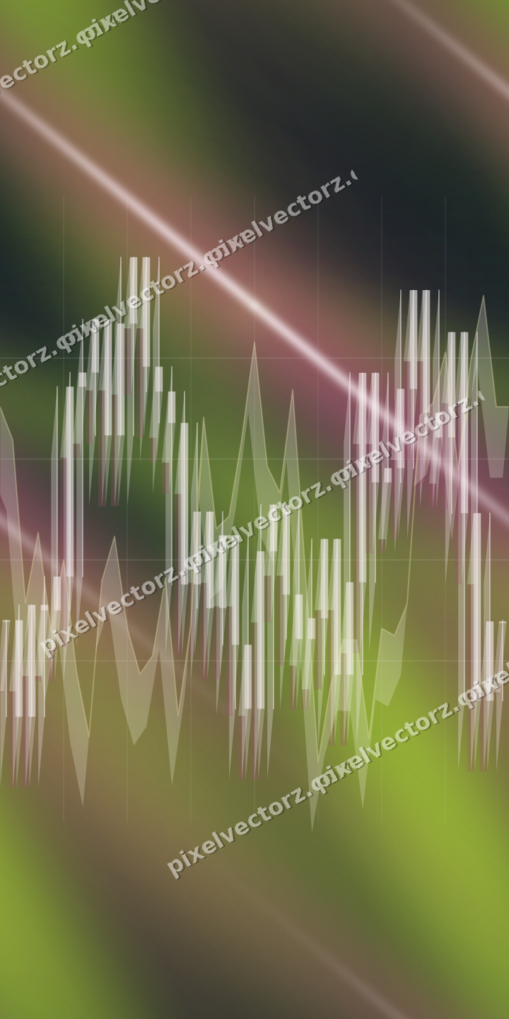 Nahtloser Neon Diagramm Hintergrund in Limette und Bernstein