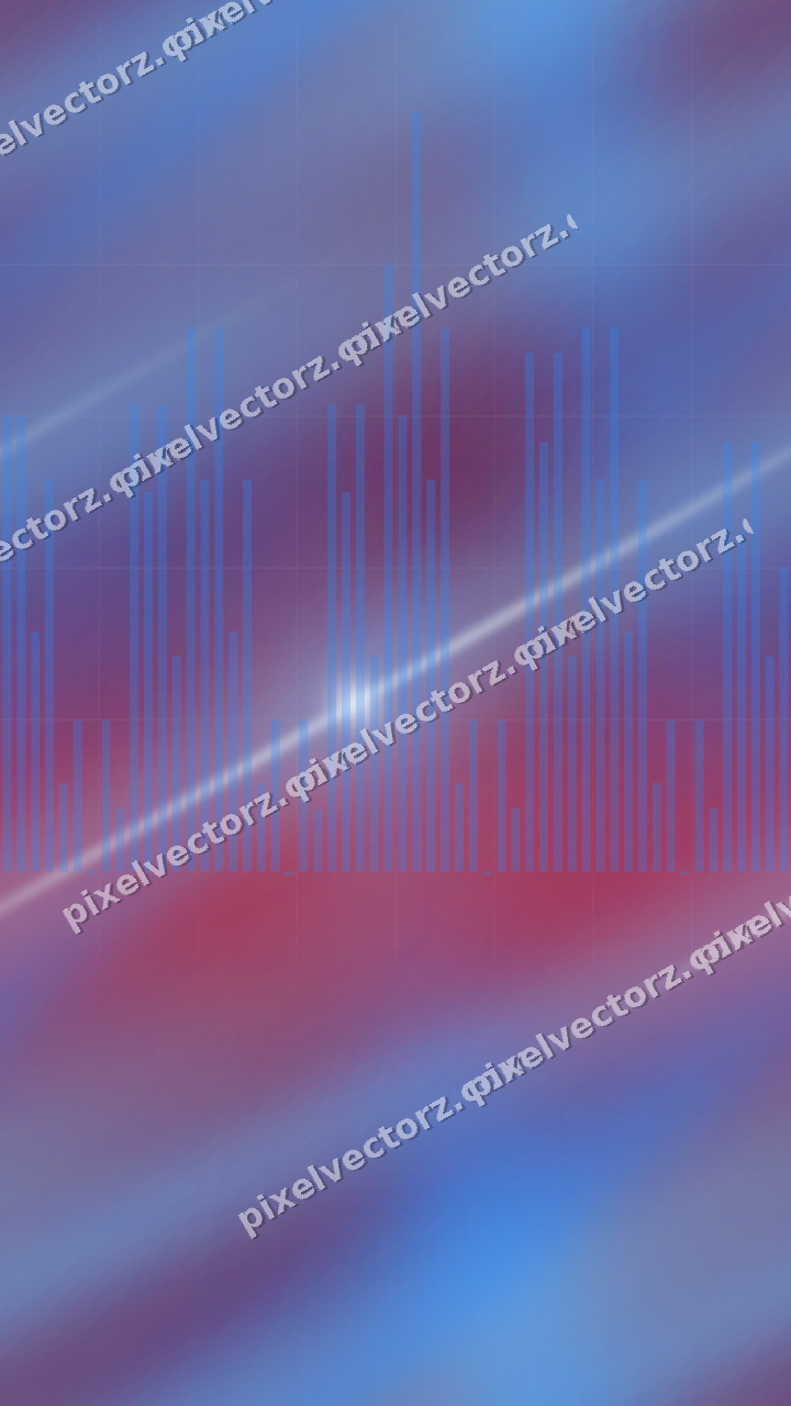 Nahtloser Neon Diagramm Hintergrund in Blau und Rot