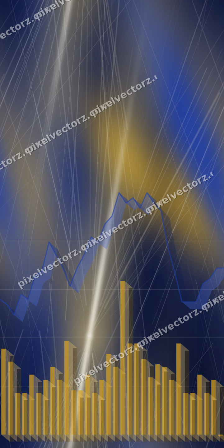 Nahtloser Neon Diagramm Hintergrund in Bernstein und Blau