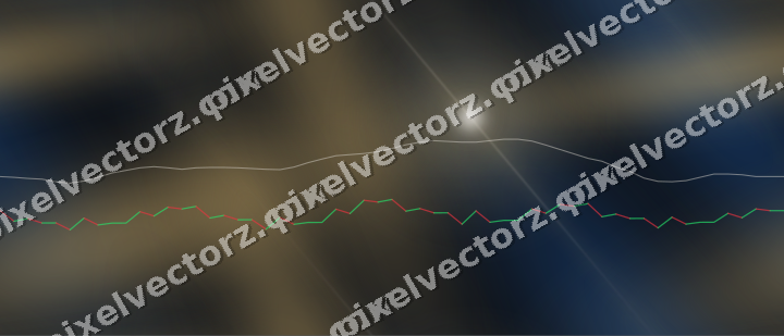 Nahtloser Neon Diagramm Hintergrund in Bernstein und Grün