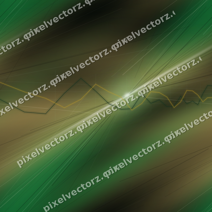 Nahtloser Neon Diagramm Hintergrund in Grün und Bernstein