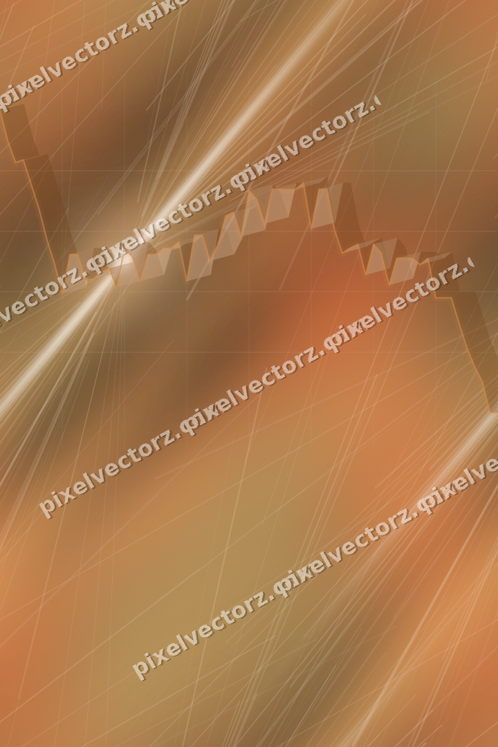 Nahtloser Neon Diagramm Hintergrund in Orange und Bernstein