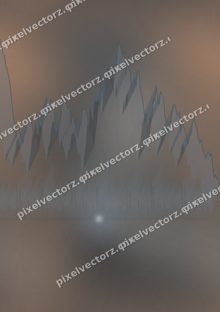 Nahtloser Neon Diagramm Hintergrund in Blau und Orange