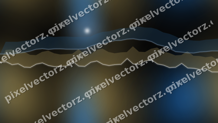 Nahtloser Neon Diagramm Hintergrund in Blau und Bernstein