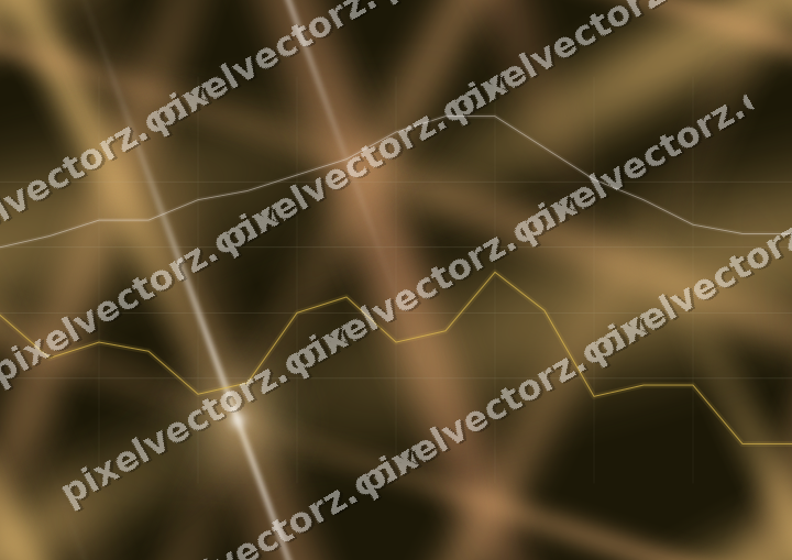 Nahtloser Neon Diagramm Hintergrund in Bernstein und Orange