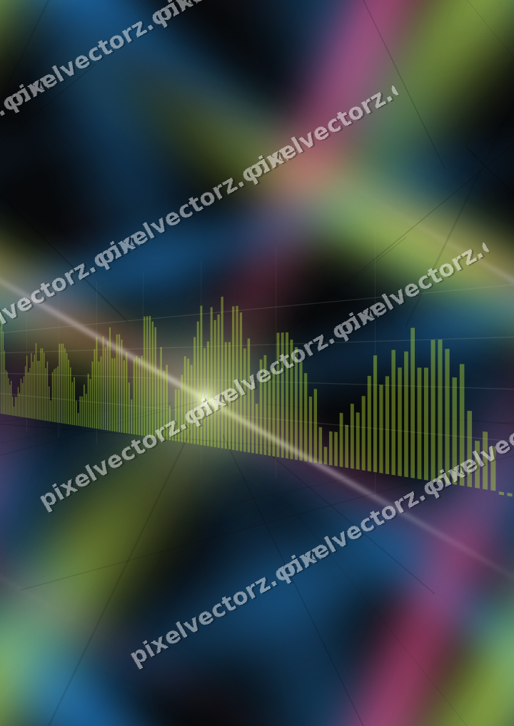 Nahtloser Neon Diagramm Hintergrund in Limette und Bernstein