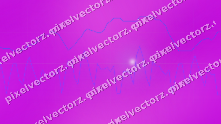 Nahtloser Neon Diagramm Hintergrund in Violett und Blau