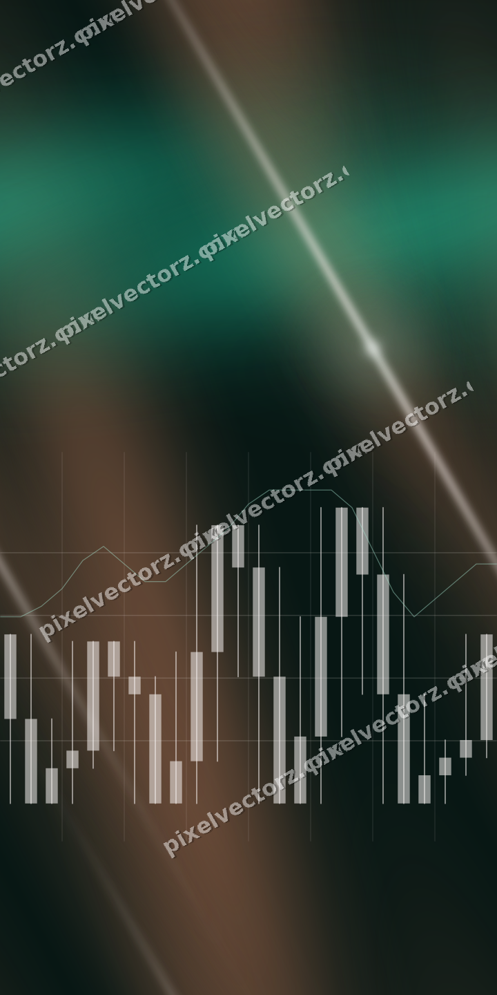 Nahtloser Neon Diagramm Hintergrund in Grün und Orange