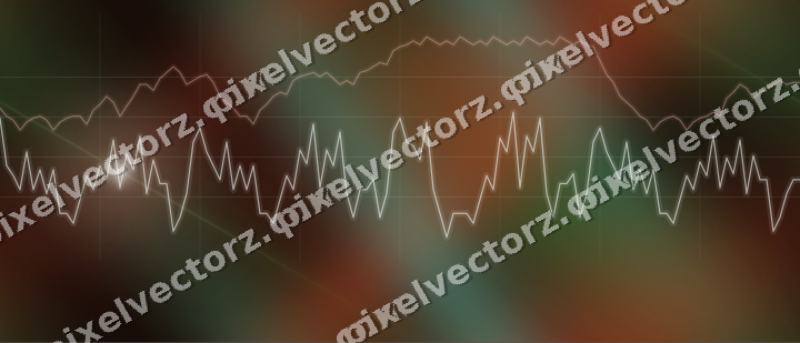Nahtloser Neon Diagramm Hintergrund in Rot und Orange
