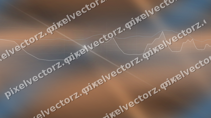 Nahtloser Neon Diagramm Hintergrund in Blau und Orange