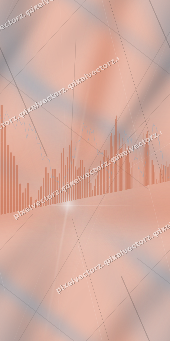 Nahtloser Pastell Diagramm Hintergrund in Orange und Türkis