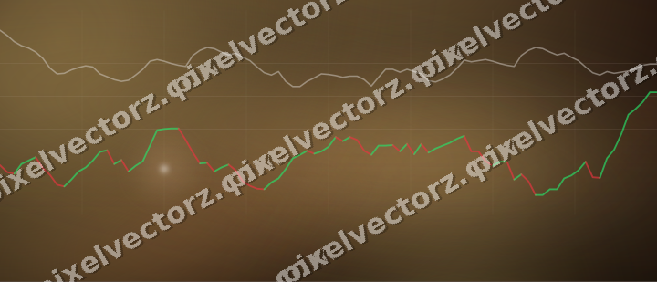 Leuchtender Neon Diagramm Hintergrund in Orange und Bernstein