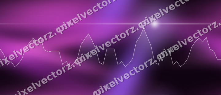Nahtloser Neon Diagramm Hintergrund in Violett und Blau