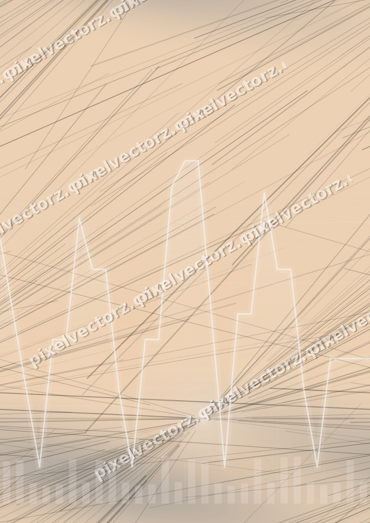 Nahtloser Pastell Diagramm Hintergrund in Dunkelblau und Orange