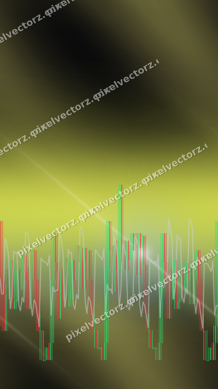 Nahtloser Neon Diagramm Hintergrund in Blau und Gelb