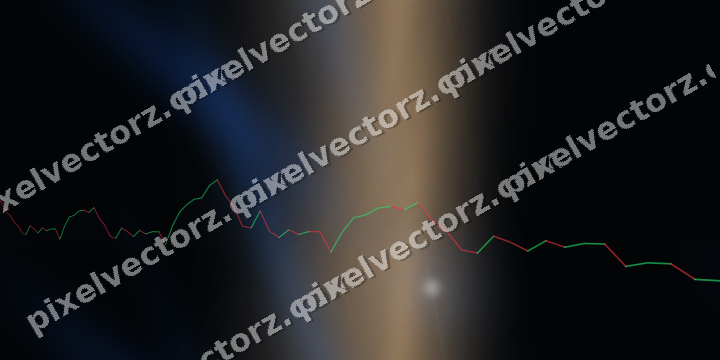 Nahtloser Neon Diagramm Hintergrund in Blau und Rot