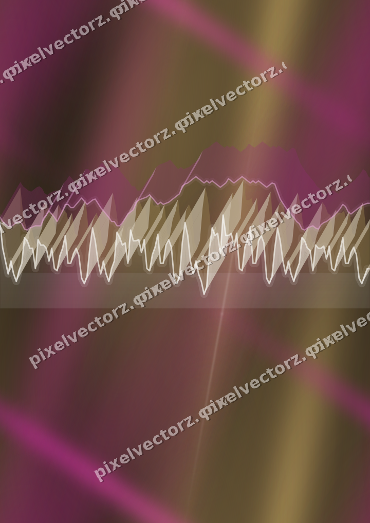 Nahtloser Neon Diagramm Hintergrund in Magenta und Bernstein